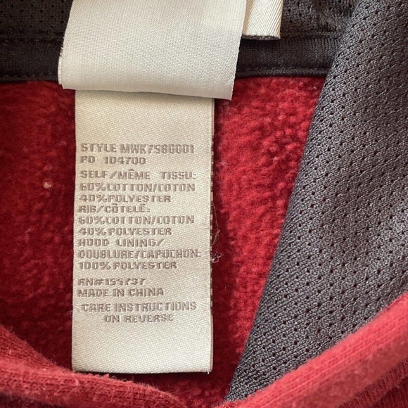 Cinch Children's Graphic Logo Pullover Sweatshirt Medium 10 Red Gray - Picture 6 of 6